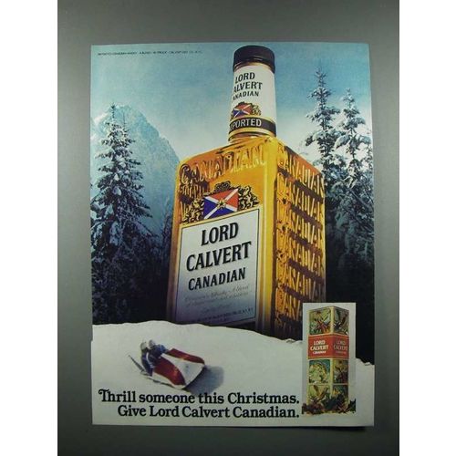 1980 Lord Calvert Canadian Whisky Ad - Thrill Someone