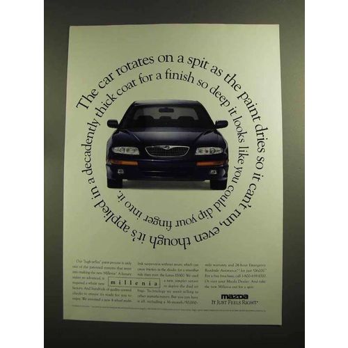 1994 Mazda Millenia Ad - Car Rotates on a Spit