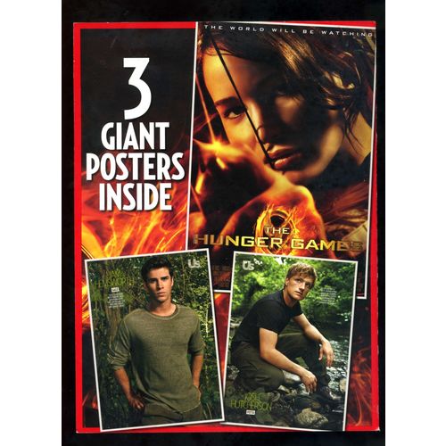 HUNGER GAMES US Weekly magazine 3 Giant Posters 125 HOT PHOTOS JENN LAWRENCE