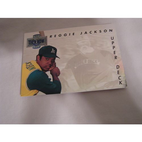Reggie Jackson 1993 Upper Deck THEN & NOW NO. TN16