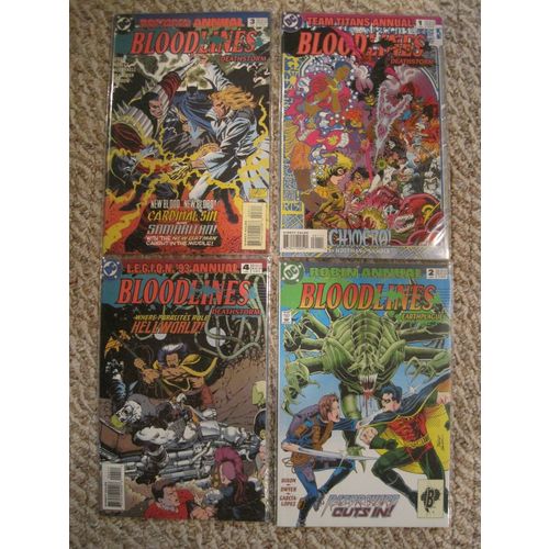 Bloodlines Saga (DC Annuals), All 25 Chapters, Comp. Story, Excellent Condition