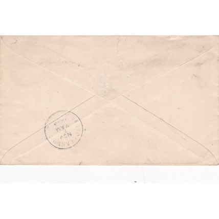 United States 1893 Twitchell Champlin Co Portland to Barton Landing Cover VGC