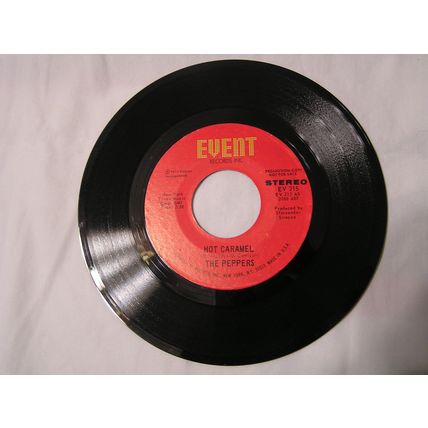 The Peppers Promo 45-HOT CARAMEL STEREO/MONO