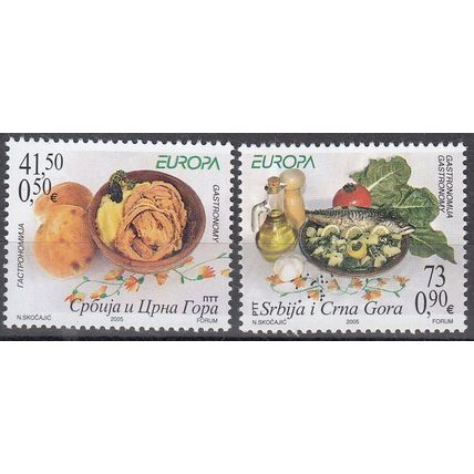 Srbija i Crna Gora 2005 Michel 3269 - 3270 Neuf ** Cote (2017) 4.60 Euro Europa