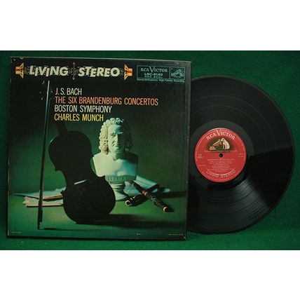 Charles Munch - Bach: The Six Brandenburg Concertos - 3-LP - LSC 6140 - NM