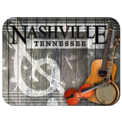 Nashville Tennessee Music Border Fridge Magnet