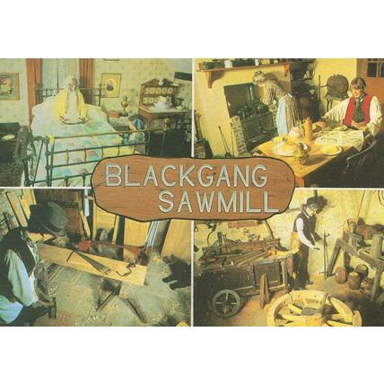Blackgang Sawmill Carpenter Grannny Bedroom Isle Of Wight Postcard