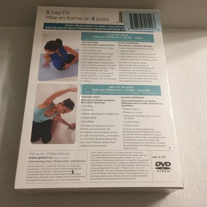 5 Day Fit 2 DVD Exercise Collection DVDs Sealed