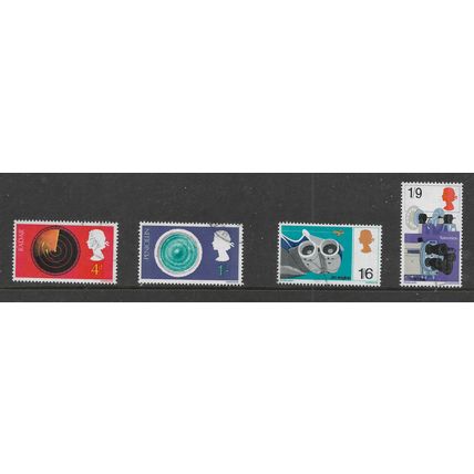 GREAT BRITAIN 1967 BRITISH DISCOVERY & INVENTIONS SG752 /755 4 VALS F/USED #8