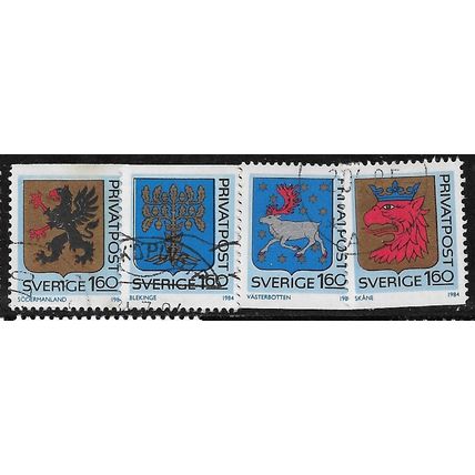 1984 Michel 1278/1281 - fine used (o)