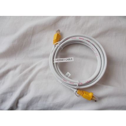 ETHERNET CABLE WHITE UNUSED (10/01)