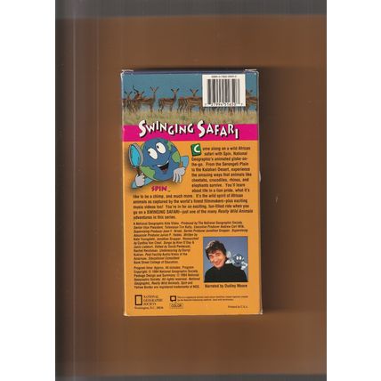 Really Wild Animals VHS tape - National Geographic Kids Video (1994)