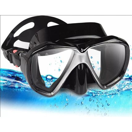 NEW! EXP Vision Snorkel Diving Mask - Black Size Small / Child