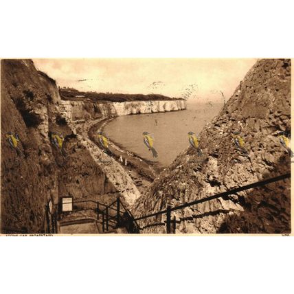 Stone Gap, Broadstairs, Kent, 34255 Wards Postcard, 1949