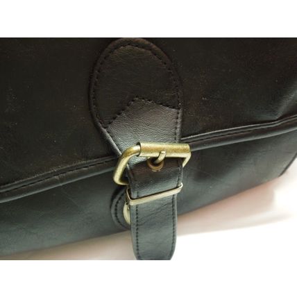 Vintage Black Leather Handbag w/Strap Central Valley Golf Club