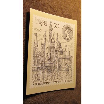 1980 GB PHQ Unused Postcard - London International Stamp Exhibition