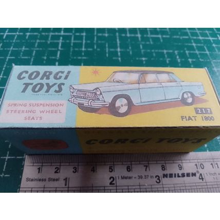 Corgi 217 FIAT 1800 Reproduction /Replica Box