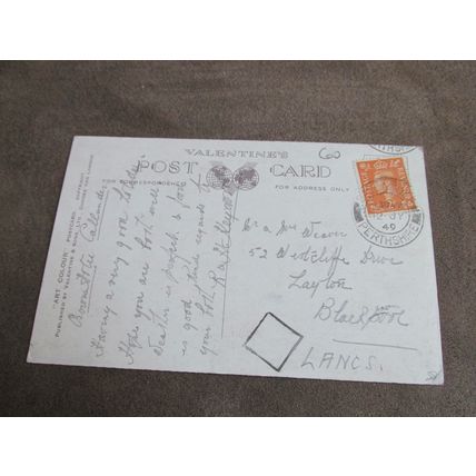 Clan MacGregor Tartan Postcard - Loch Achray from Ben Venue - A1619 / Artist