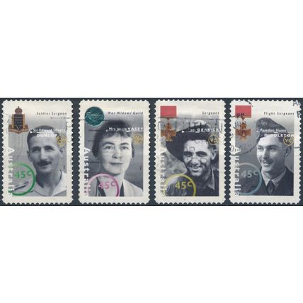 Second World War Heroes - Australia 1995 - F H - SG 1525/8