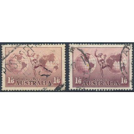 Air - Australia 1934 - F H - SG 153 & 153a