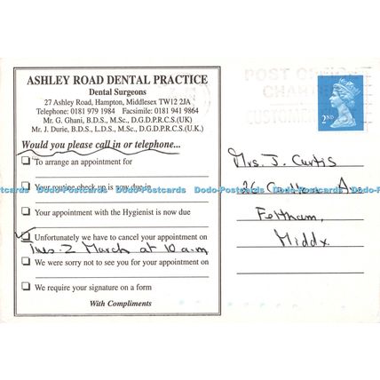 D100624 Ashley Road Dental Practice. Dental Surgeons