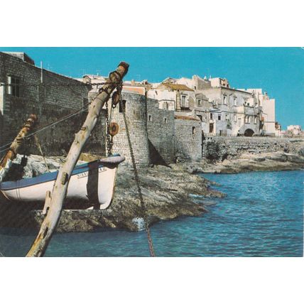 Promontorio Gargano Vieste Italy Postcard posted creased