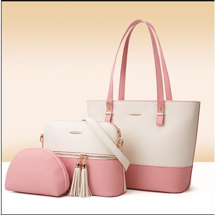 Women Handbags Purse Ladies Boho Shoulder Bag Pink