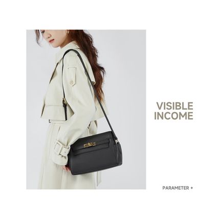 Women's Genuine Leather Crossbody Bag Handbags Purses Black
