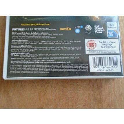 Operation Flashpoint - Dragon Rising PC DVD