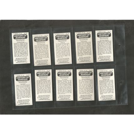 Brooke Bond History of Aviation 1972 Full set in sleeves plus empty album
