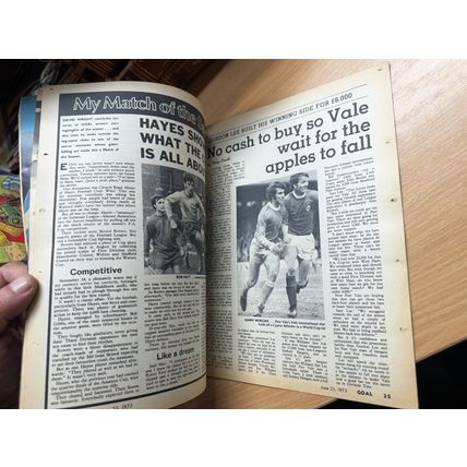 GOAL MAGAZINE #251 23 JUNE 1973 UK FOOTBALL MAGAZINE - GEORGE GRAHAM (LL)
