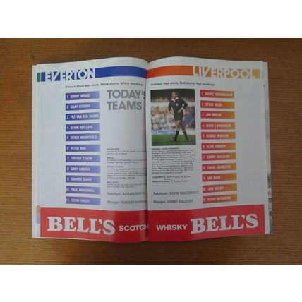 1986 EVERTON V LIVERPOOL FA CUP FINAL PROGRAMME