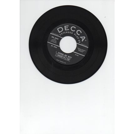 BING CROSBY E.P. TOO-RA-LOO-RA-LOO-RAL USA PRESSING 7”VINYL