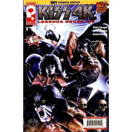 4 ARCHIVAL DVD ROMS COMICS Chaos Lady death, Evil Ernie, KISS
