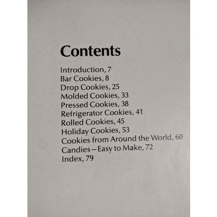 Kitchen Treasury Series Cookies Cook Book