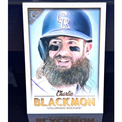 CHARLIE BLACKMON 2018 TOPPS GALLERY BASEBALL CARD #146