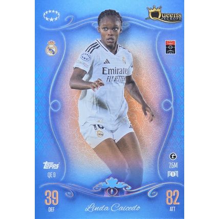 Queens of Europe Linda Caicedo Match Attax 2025 Real Madrid #QE 9