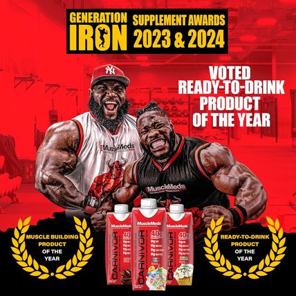 Musclemeds Carnivor RTD, Ready to Drink Protein, Lactose Free, Sugar Free, 40G I