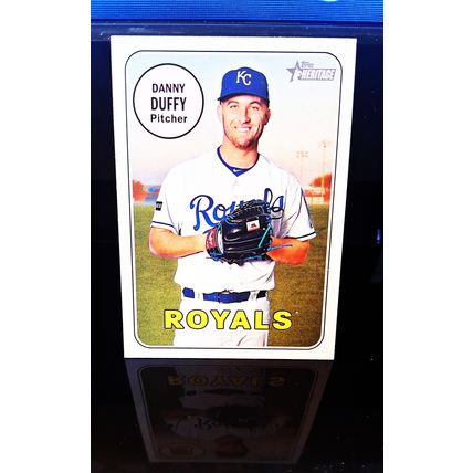 DANNY DUFFY 2018 TOPPS HERITAGE BASEBALL CARD #142