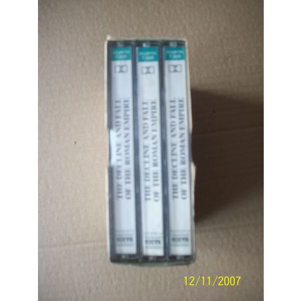 The Decline & Fall of the Roman Empire-Edward Gibbon -6 Cassettes Box set