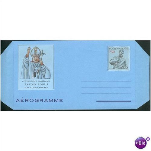 Vatican Aerogramme - Pastor Bonus Sulla Curia Romana