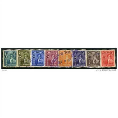 1940/1943 8 different values - fine used (o)