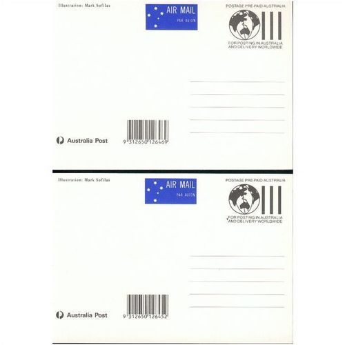 Australia FDI Postcard set 1992 - Centenary Of Sheffield Shield Tournament