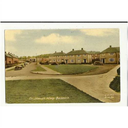 Hertfordshire BALDOCK St Mary's Way Postcard by Frith (BLK 34)