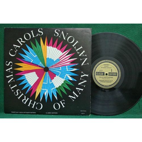 All Saints Chor./Recorder Consort - Christmas Carols Of Many Nations - CE 5 - EX