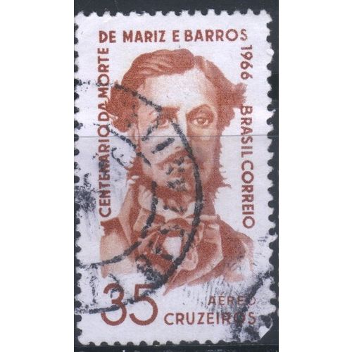 Brazil 1966 (Air) - SG1141 - 35cr brown - Mariz E. Barros - used