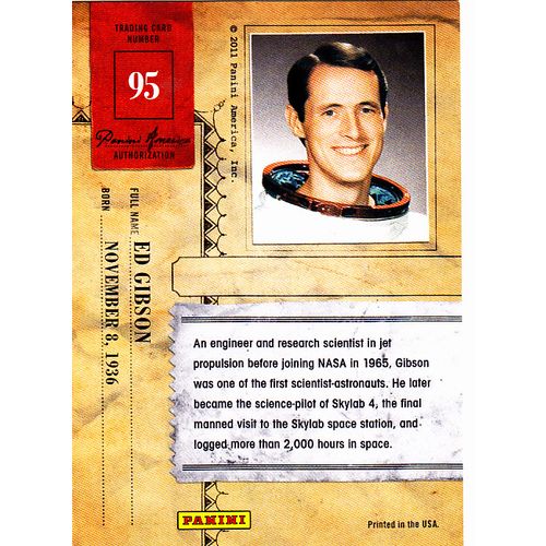 Ed Gibson #95 - Panini Americana 2011 Trading Card