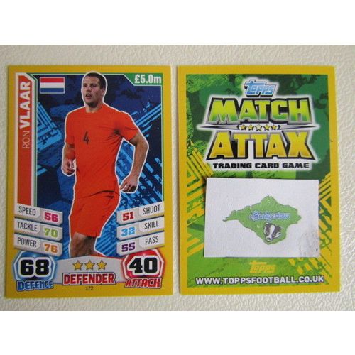 Match Attax 2014 Brasil World Cup Football Cards132-139 G Variants (EB2)