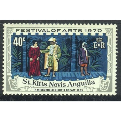 St. Kitts & Nevis 1970 - SG228 - 40c multi - A Midsummer's Nights Dream - MH
