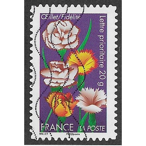 FRA 2012 (60c)(S/A) 'FLOWERS - CARNATIONS ' FINE USED (EBID56-702)